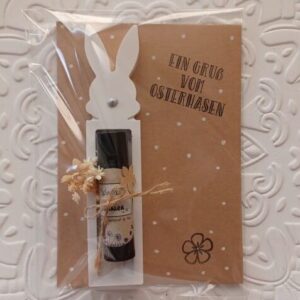 by BiB - Osterkarte mit Lippenpflege "Naturgeküsst"